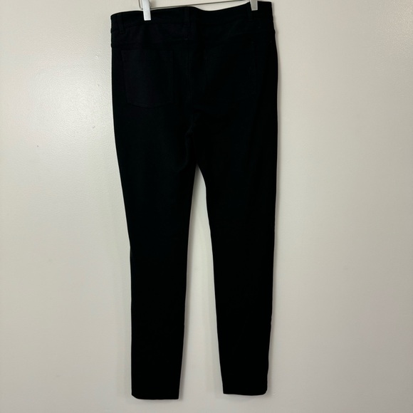 Athleta Black Skinny Ponte Stretch Knit Pants Size 12 - Picture 5 of 10